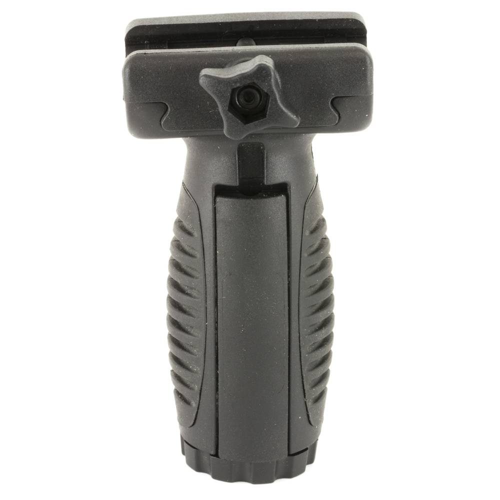 CAA Short Vertical Grip w/Pressure Switch Mounts Poly/Rubber Blk