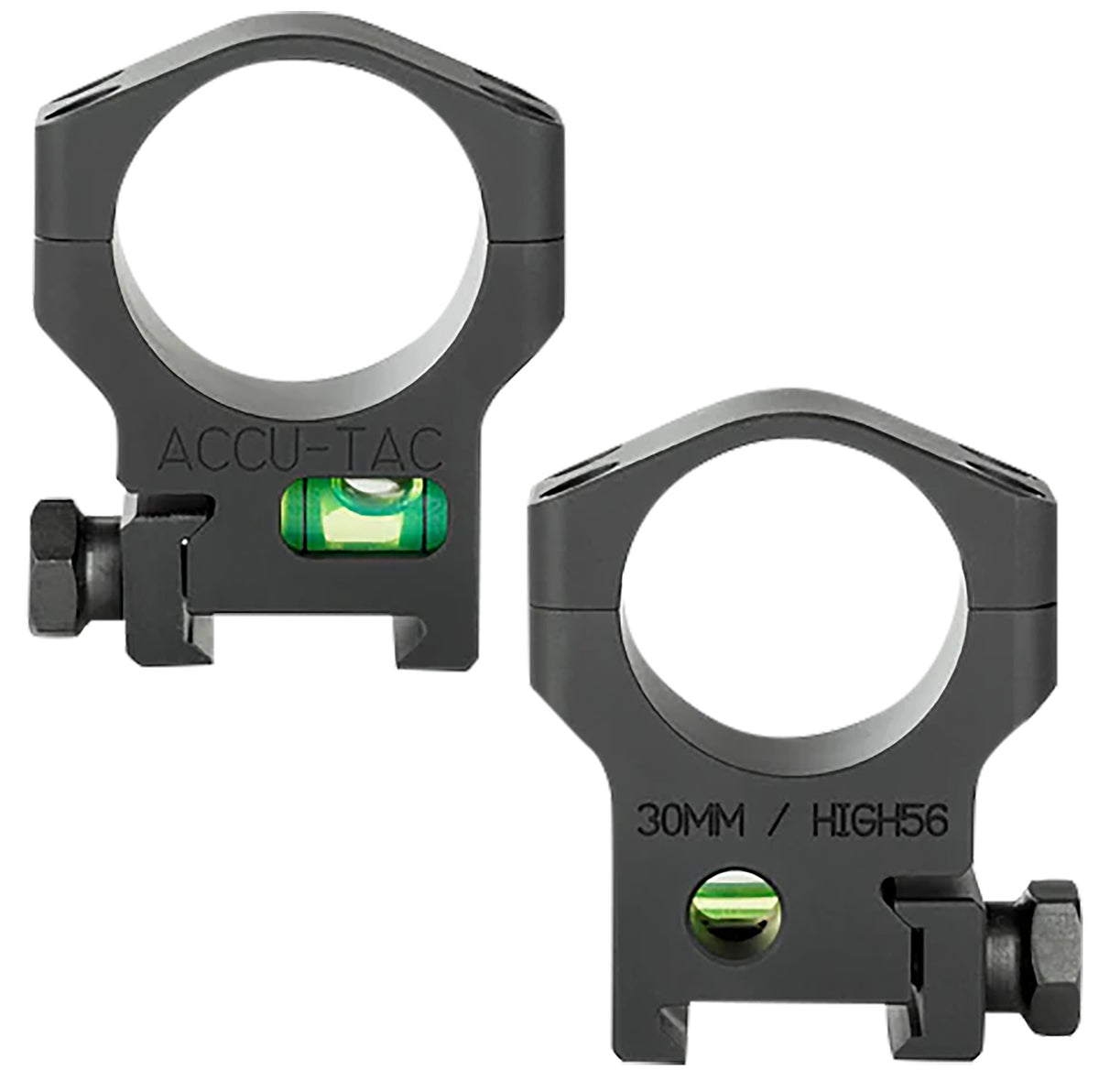 Accu-Tac HSR300 30 MM Scope Rings Flat Black