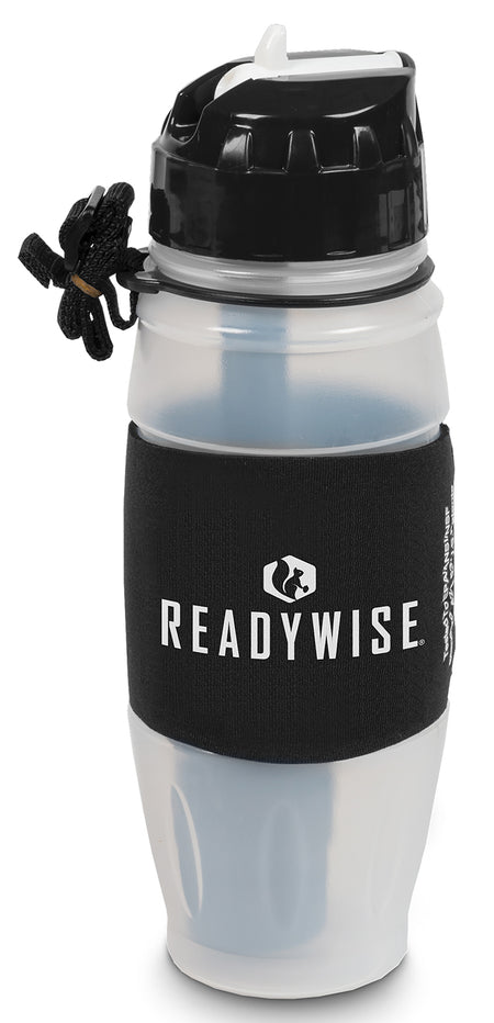 ReadyWise RW08000 Water Filtration Bottle 28 oz BPA-free Low Density Polyethylene