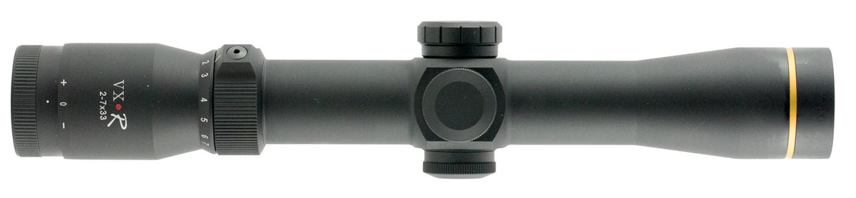 Leupold 110684 VX-R  2-7x 33mm Obj 43.7-17.80 ft @ 100 yds FOV 30mm Tube Black Matte Finish Illuminated FireDot Duplex (SFP)