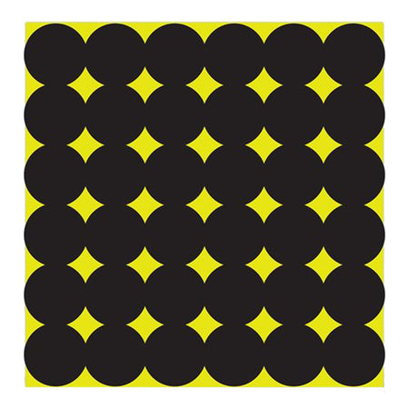 Birchwood Casey 34115 Shoot-N-C Pasters Black Adhesive Paper 1" 12 PK