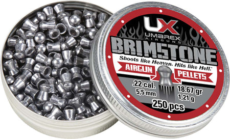 UMAREX BRIMSTONE PELLET 22 18.67GR 250-PACK
