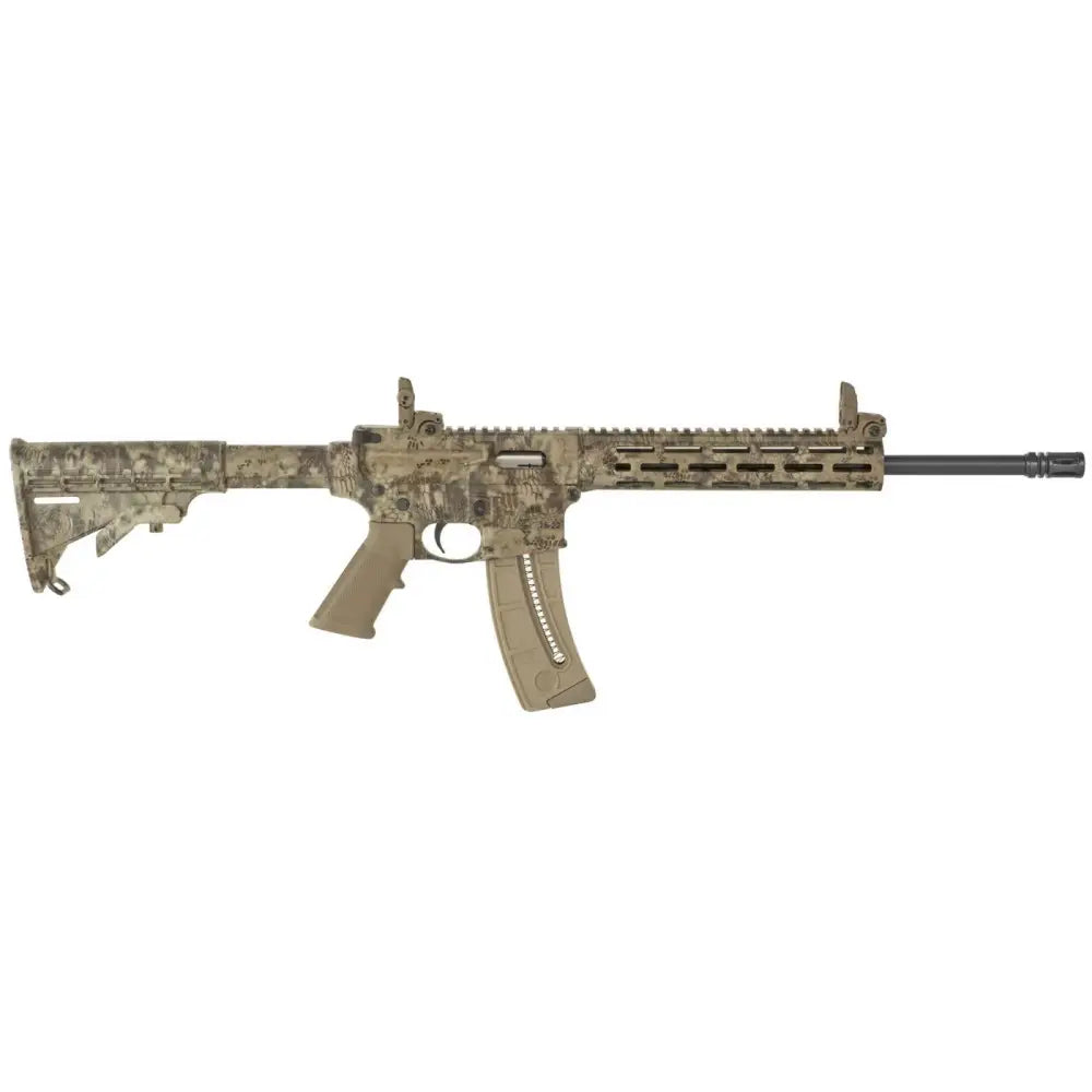 dSMITH & WESSON M&P 15-22 SPORT KRYPTEK HIGHLANDER CAMO 22LR 16.5" 25RD