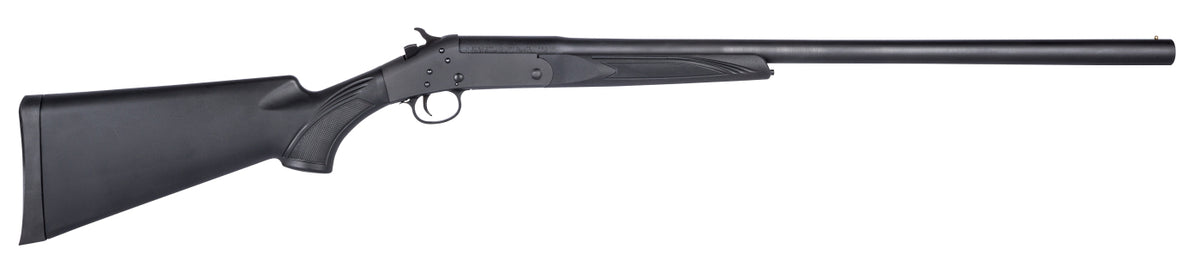 Stevens 19202 301 Compact 410 Gauge Break Open 3" 1rd 22" Matte Black Single Shot Barrel, Matte Black Carbon Steel Receiver, Fixed Matte Black Synthetic Stock, Ambidextrous