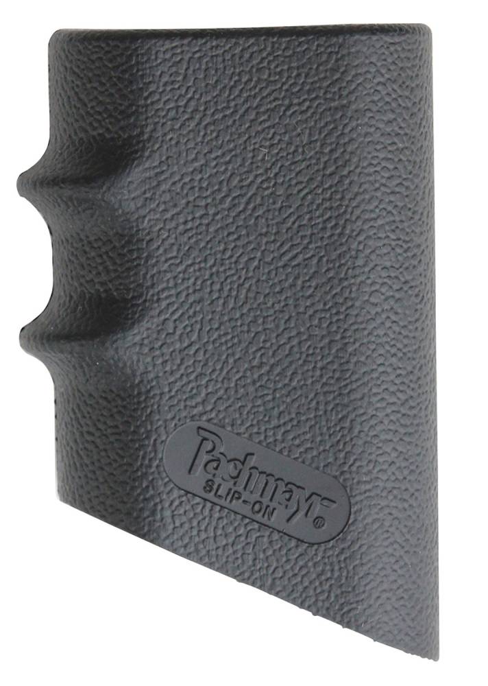 Pachmayr 05106 Slip-On Grips Size 2 w/Finger Grooves Large Pistol Blk Rubber