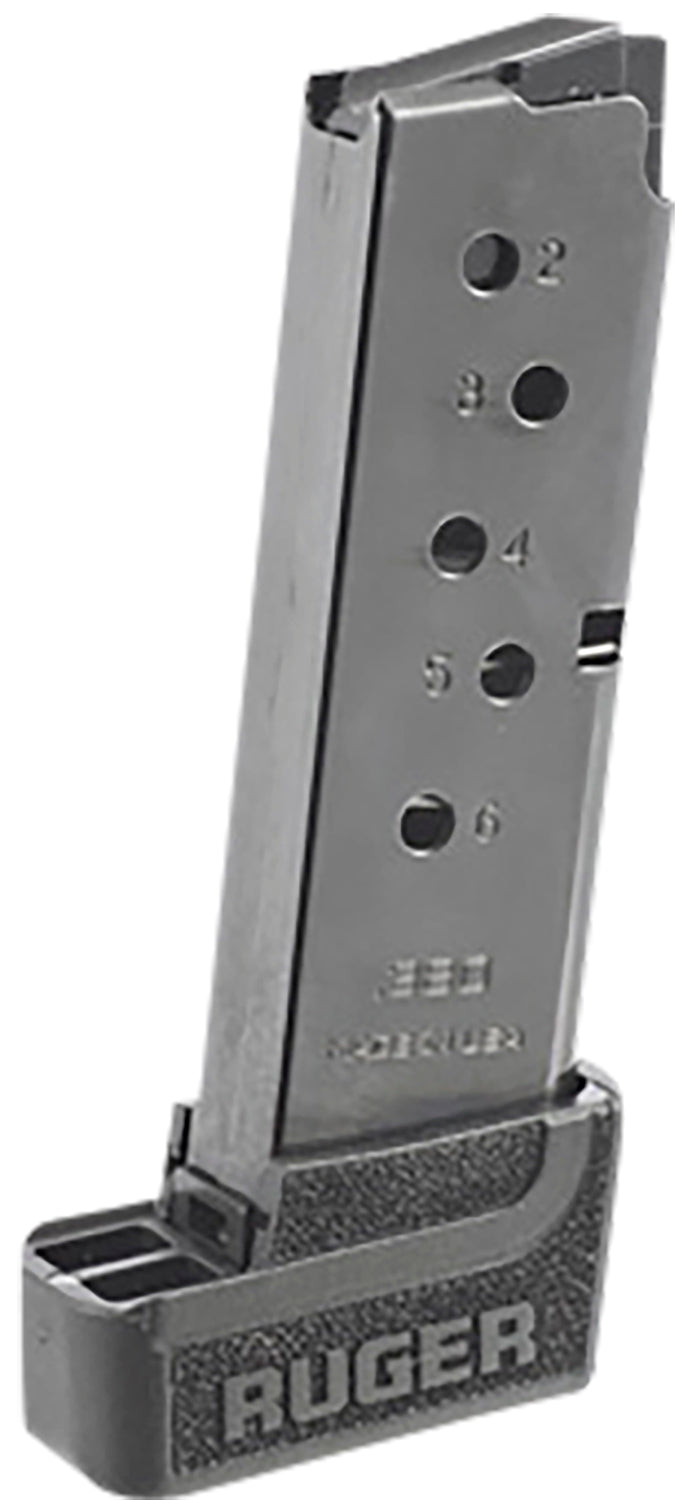Ruger 90626 LCP II 7rd Extended w/Grip Extension 380 ACP Blued Steel