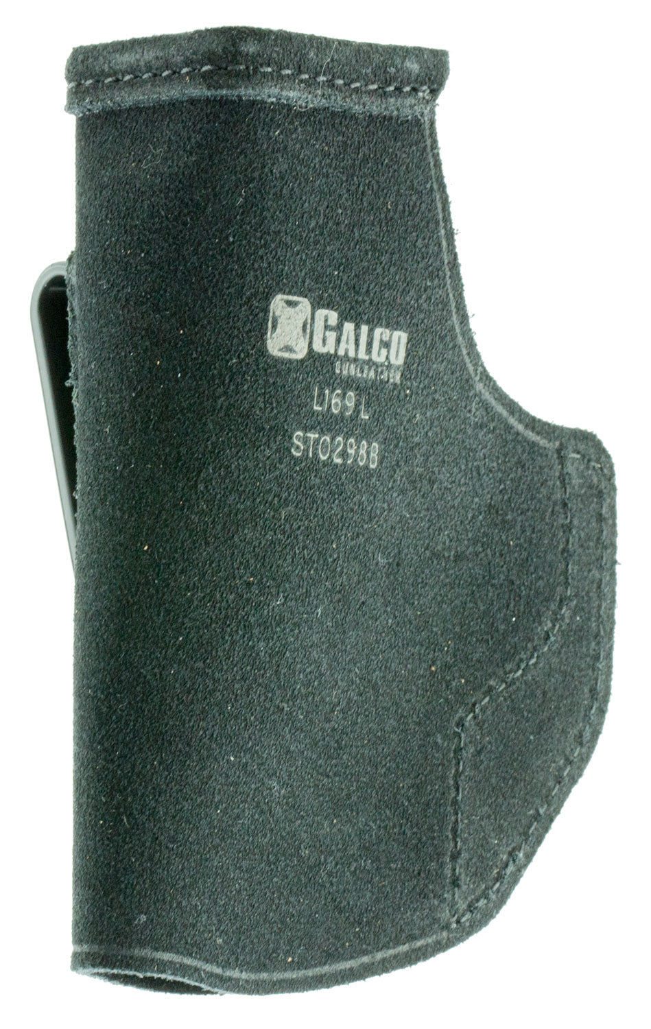 Galco STO298B Stow-N-Go IWB Black Leather Compatible w/ Glock 29/30 Belt Clip Mount Right Hand