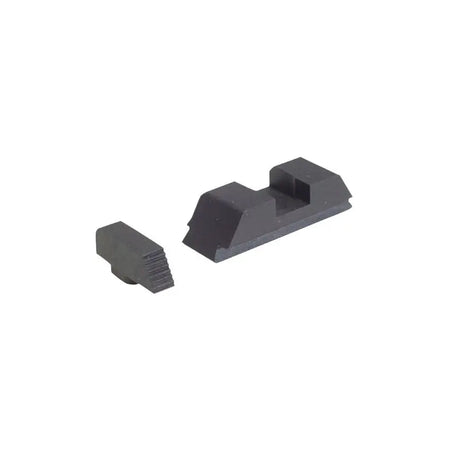 AMERIGLO BLACK SERRATED SIGHT ADJ/TARG SET GLOCKS