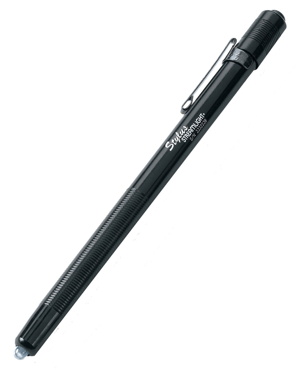 Streamlight 65018 Stylus PenLight Black Anodized 11 Lumens White LED