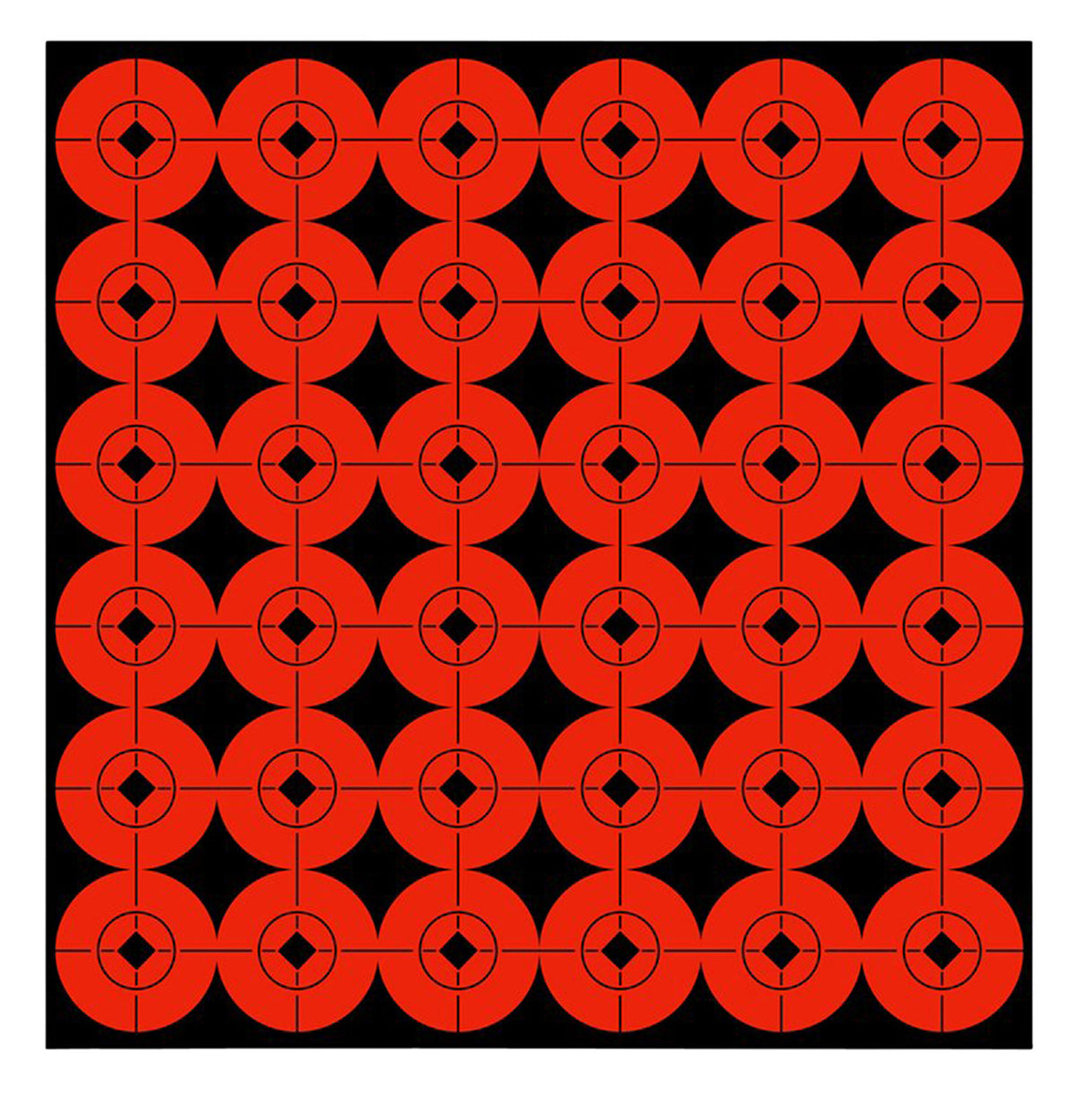 Birchwood Casey 33901 Target Spots Self-Adhesive Paper Black/Orange 1" Bullseye 360 Pack