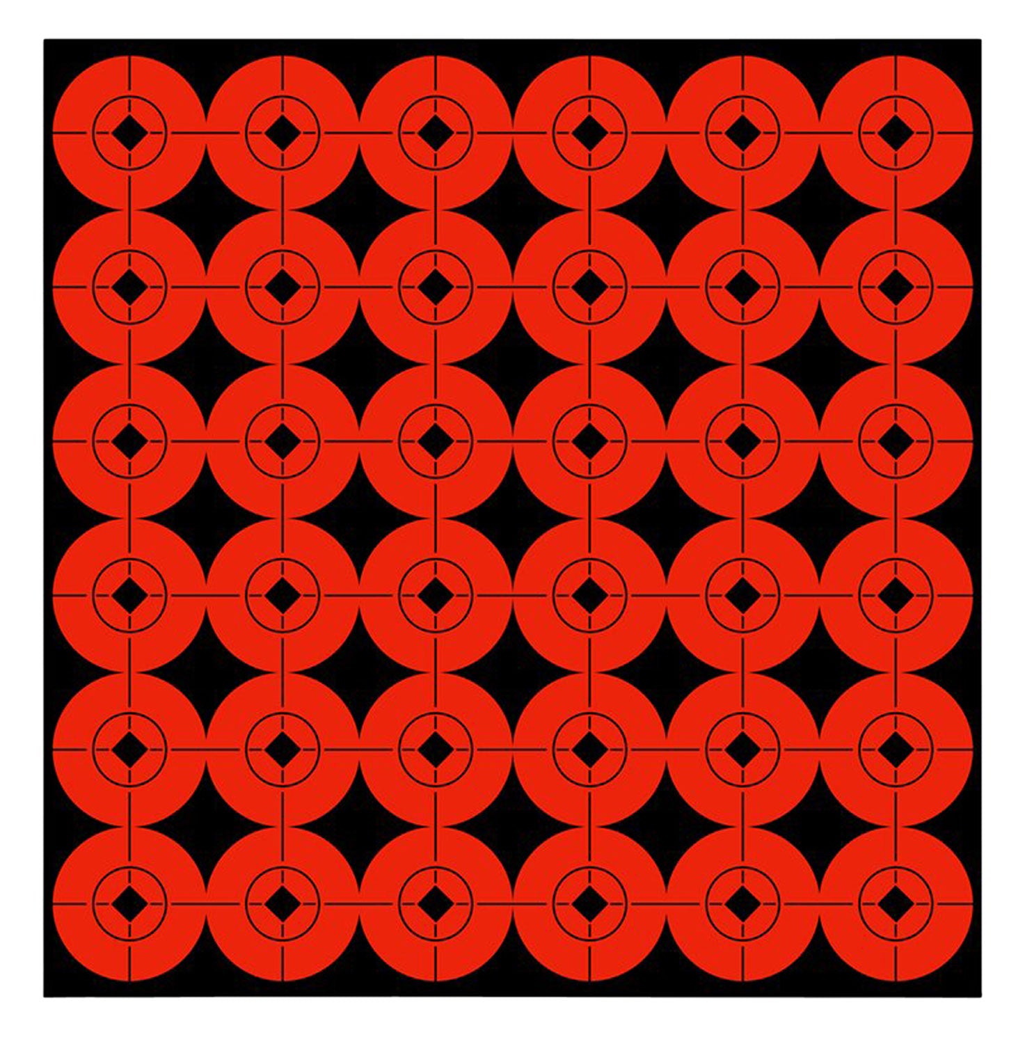 Birchwood Casey 33901 Target Spots Self-Adhesive Paper Black/Orange 1" Bullseye 360 Pack
