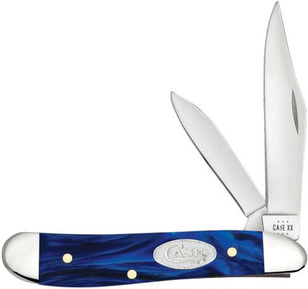 CASE KNIVES BLUE PEARL KIRINITE SMOOTH PEANUT