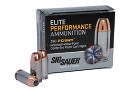 Sig Sauer .45 ACP/Auto Elite Performance 230gr JHP Ammo