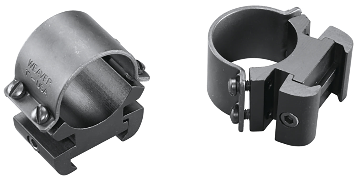 Weaver Mounts 49144 Sure Grip Windage Adjustable Rings Matte Black 1" High