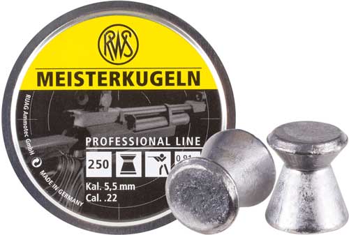 RWS PELLETS 22 MEISTERKUGELN 14 GRAINS PRO-LINE 250-PACK