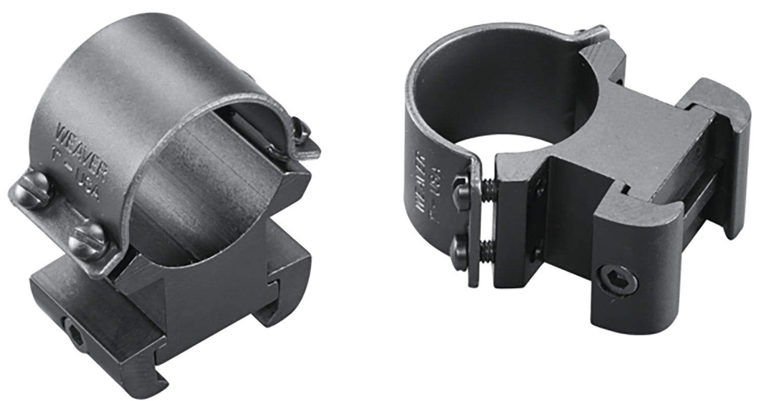 Weaver Mounts 49145 Sure Grip Windage Adjustable Rings Matte Black 1" Extra High