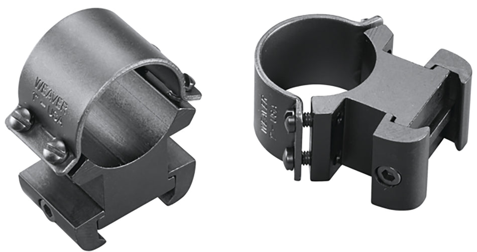 Weaver Mounts 49145 Sure Grip Windage Adjustable Rings Matte Black 1" Extra High