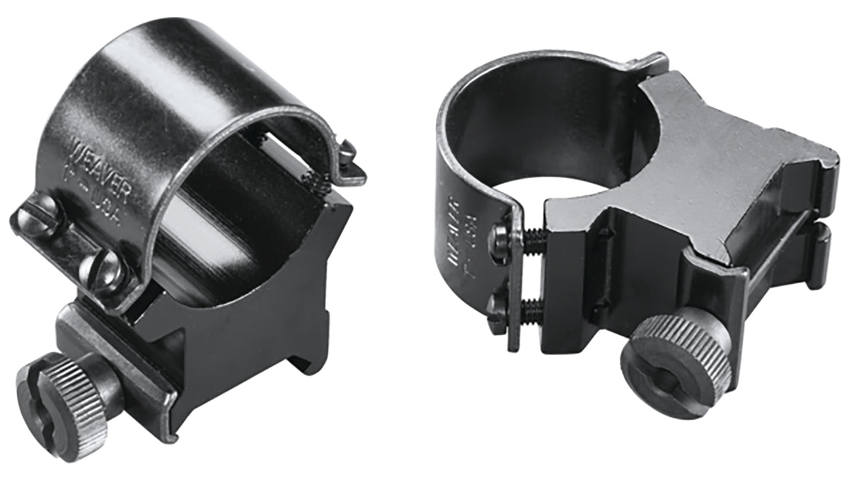 Weaver Mounts 49162 Sure Grip Detachable Rings Black 1" Extra High