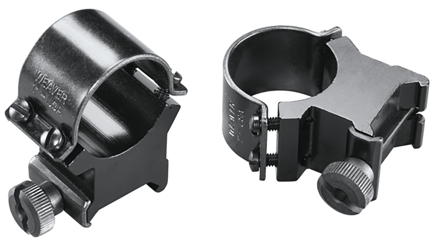 Weaver Mounts 49162 Sure Grip Detachable Rings Black 1" Extra High