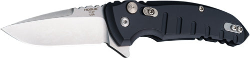 HOGUE X1 MICROFLIP 2.75" FOLDR DROP POINT BLADE ALUMINUM BLK!