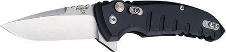 HOGUE X1 MICROFLIP 2.75" FOLDR DROP POINT BLADE ALUMINUM BLK!