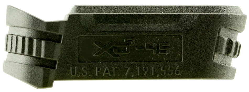 Springfield Armory XDS5002M Backstrap Sleeve made of Polymer with Black Finish & 1 Piece Design for 45 ACP Springfield XD-S with #2 Backstrap & 3.30"-4" Barrel