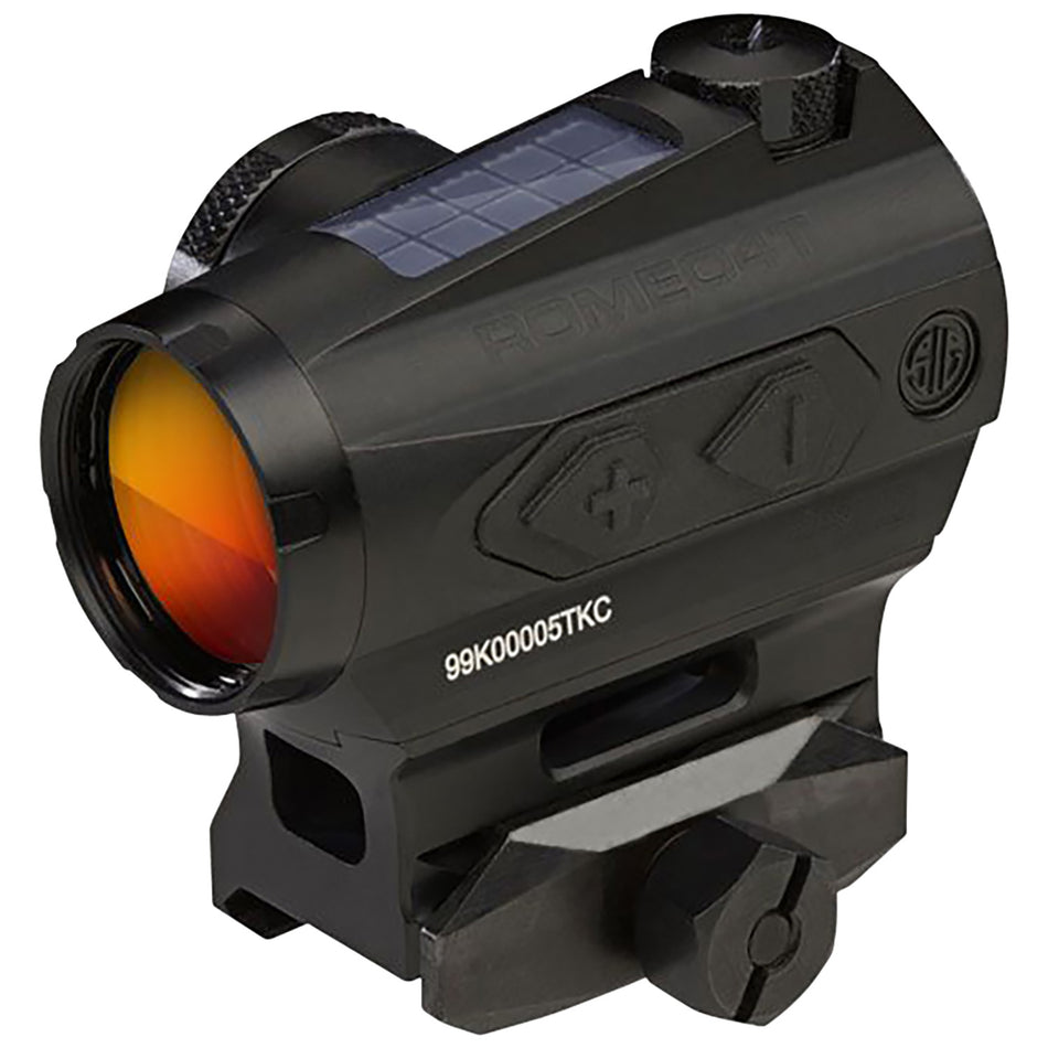Sig Sauer Electro-Optics SOR43031 Romeo4T Black Anodized 1 x 20 mm 2 MOA Red Ballistic Dot/65 MOA Circle