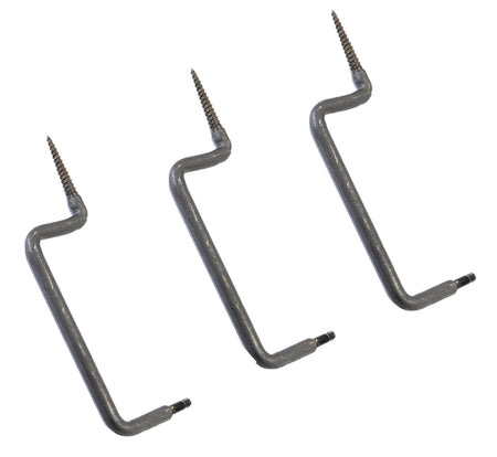 Stealth Cam STCTS3PK Tree Screw Mounts Compatible With 1/4"-20 thread adapter Black 3 Per Pkg
