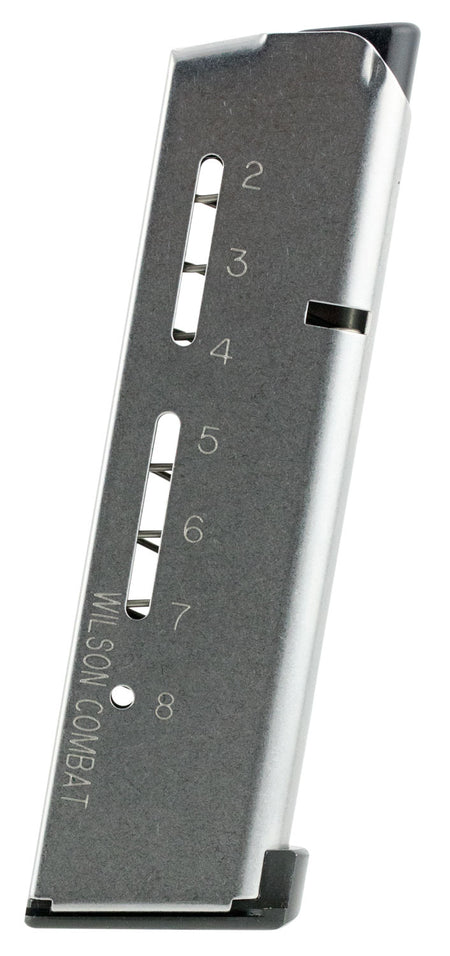 Wilson Combat 500C ETM 8rd Detachable w/ Lo-Profile Steel Floor Plate 45 ACP Fits Wilson Combat 1911 Elite Tactical Stainless Steel