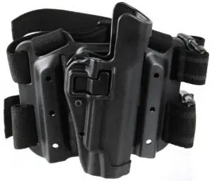 BLACKHAWK HOLSTER GLOCK 17/19/20/21/22/23/31/32/SW M&P 9/40/45 RH BLACK SERPA TACTICAL LEVEL II