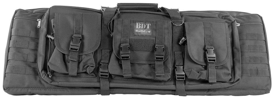 Bulldog BDT6037B BDT Tactical Double Black Nylon 2 Rifles