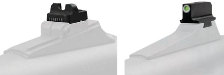 TruGlo TG231F1W Tritium Pro Black | Green Tritium White Outline Front Sight Green Tritium Rear Sight