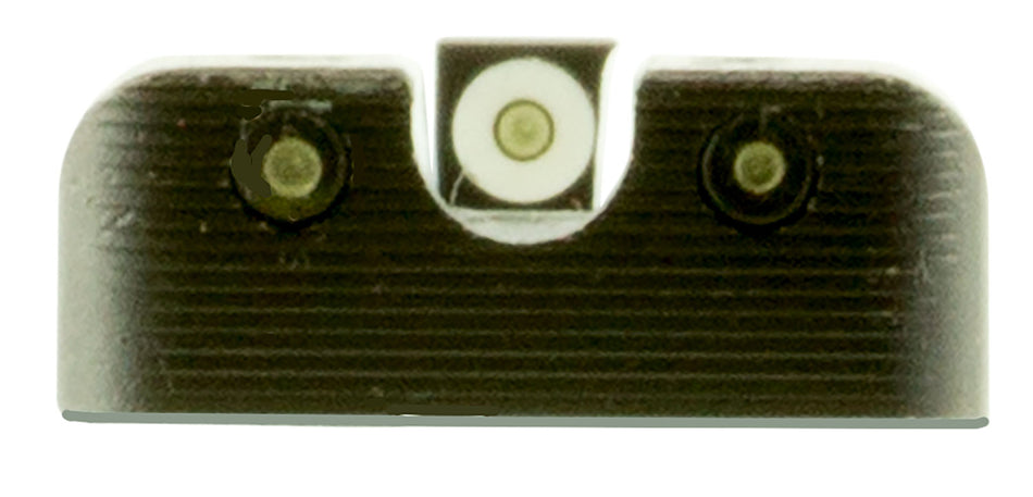 TruGlo TG231H1W Tritium Pro Black | Green Tritium White Outline Front Sight Green Tritium Rear Sight