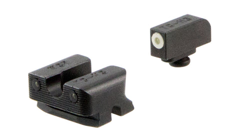 TruGlo TG231W3W Tritium Pro Black | Green Tritium White Outline Front Sight Green Tritium Rear Sight