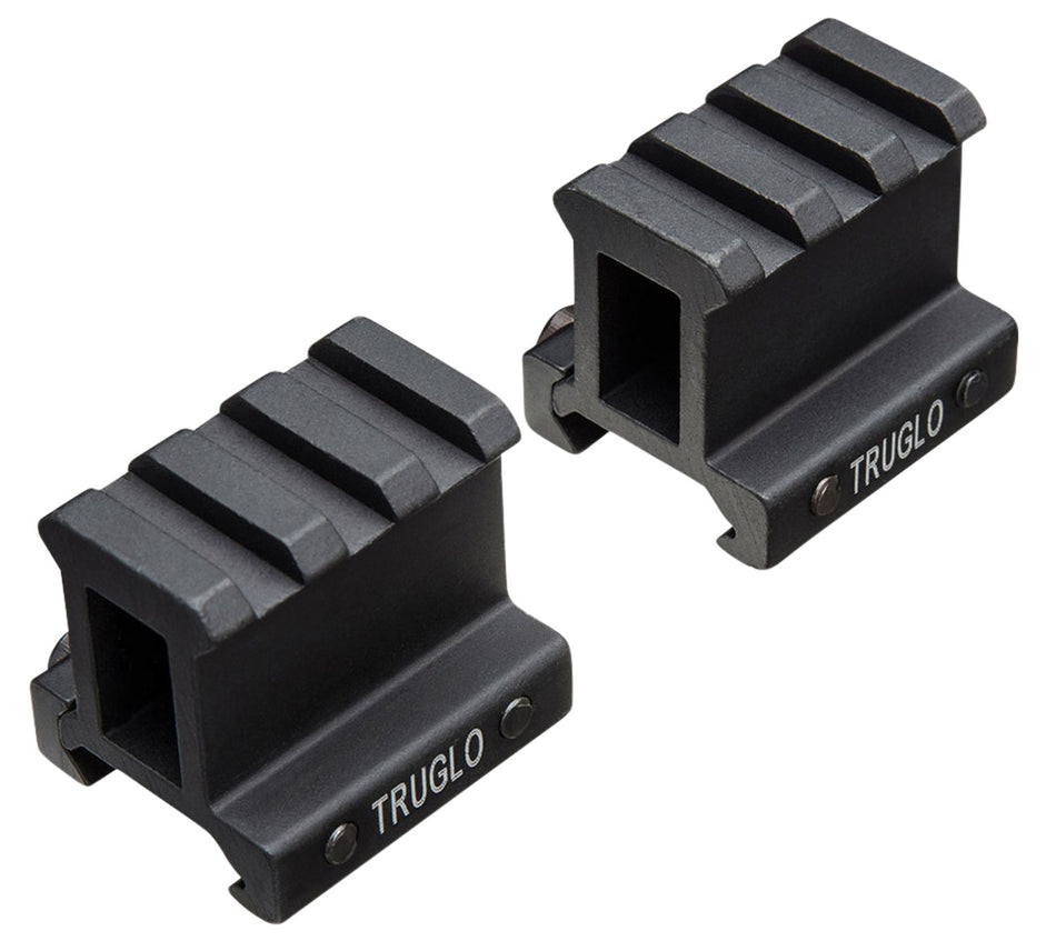 TruGlo TG8992B Picatinny Riser Mount Matte Black Anodized