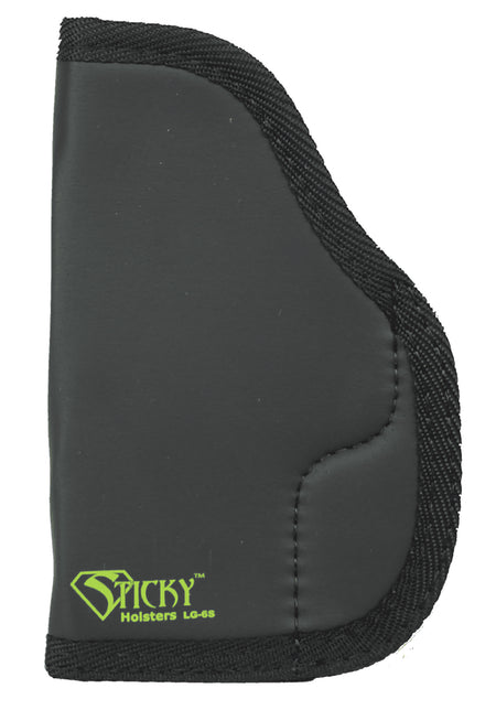 Sticky Holsters LG6S LG-6S Black/Green Latex Free Rubber Fits Compact/Med Auto Ambidextrous