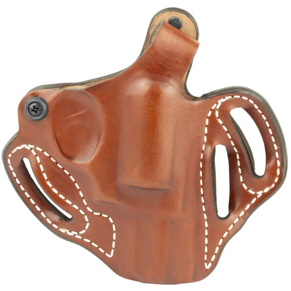 DESANTIS THUMB BREAK SCABBARD HOLSTER COLT AGENT/CHARTER BULLDOG 2IN/RUGER SP101 BLK LEATHER RH