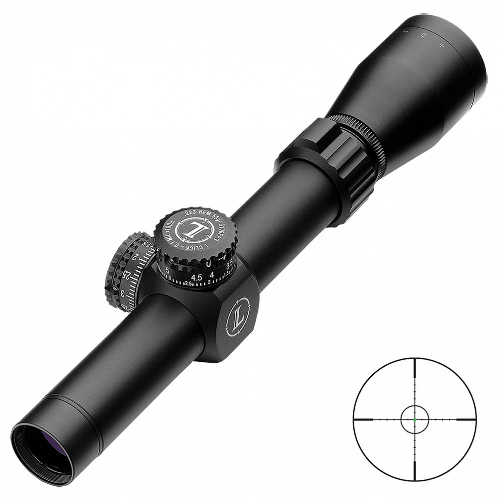 Leupold 115387 Mark AR Mod 1 1.5-4x 20mm Obj 73-29.3 ft @ 100 yds FOV 1" Tube Black Matte Finish Illuminated FireDot-G SPR
