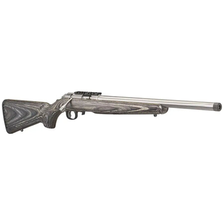 RUGER AMER RIMFIRE TRGT 22WMR RFL STS BLK LAM STK 18"