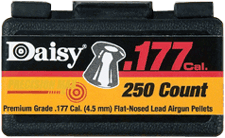 DAISY 177 FLAT HEAD PELLETS 250 COUNT BELT PACK/ 12PK CASE
