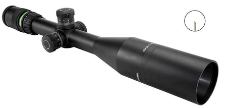 Trijicon 200047 AccuPoint  5-20x 50mm Obj 19.10-5.10 ft @ 100 yds FOV 30mm Tube Black Finish Illuminated Green Triangle Post (SFP)