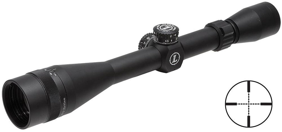 Leupold 115394 Mark AR Mod 1 6-18x 40mm Obj 15.2-6.7 ft @ 100 yds FOV 1" Tube Black Matte Finish Mil-Dot