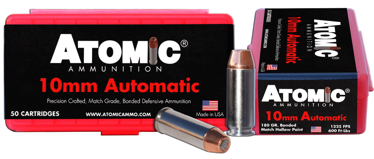 Atomic 10mm Auto Precision Craft 180gr BHP Ammo