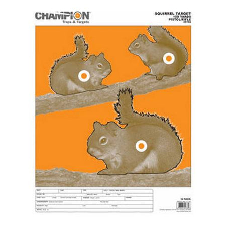 Squirrel Target Large 12Pk
