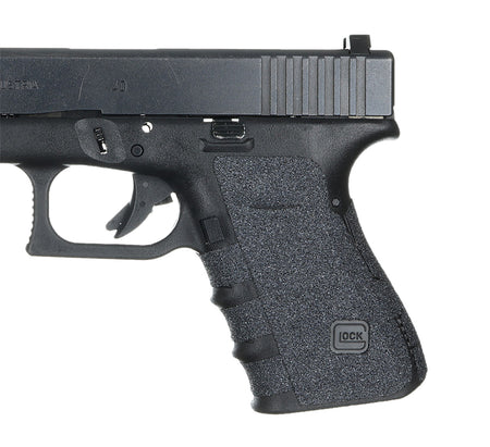 Talon Grips 110G Adhesive Grip Compatible w/Glock 19/23/25/32/38 Gen4 w/No Backstrap, Black Textured Granulate