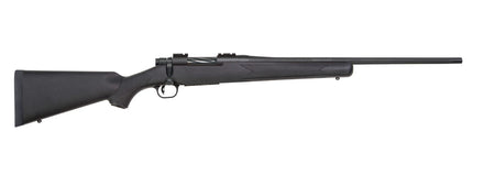 Mossberg 27909 Patriot Full Size 6.5 Creedmoor 5+1 22" Matte Blued Fluted Barrel, Matte Blued Stainless Steel Receiver Drilled & Tapped, Black Fixed Synthetic Stock, Right Hand