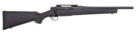 Mossberg 28229 Patriot Carbine 308 Win 5+1 16.25" Matte Blued Threaded Bull Barrel, Matte Blued Picatinny Rail Receiver, Black Fixed Synthetic Stock