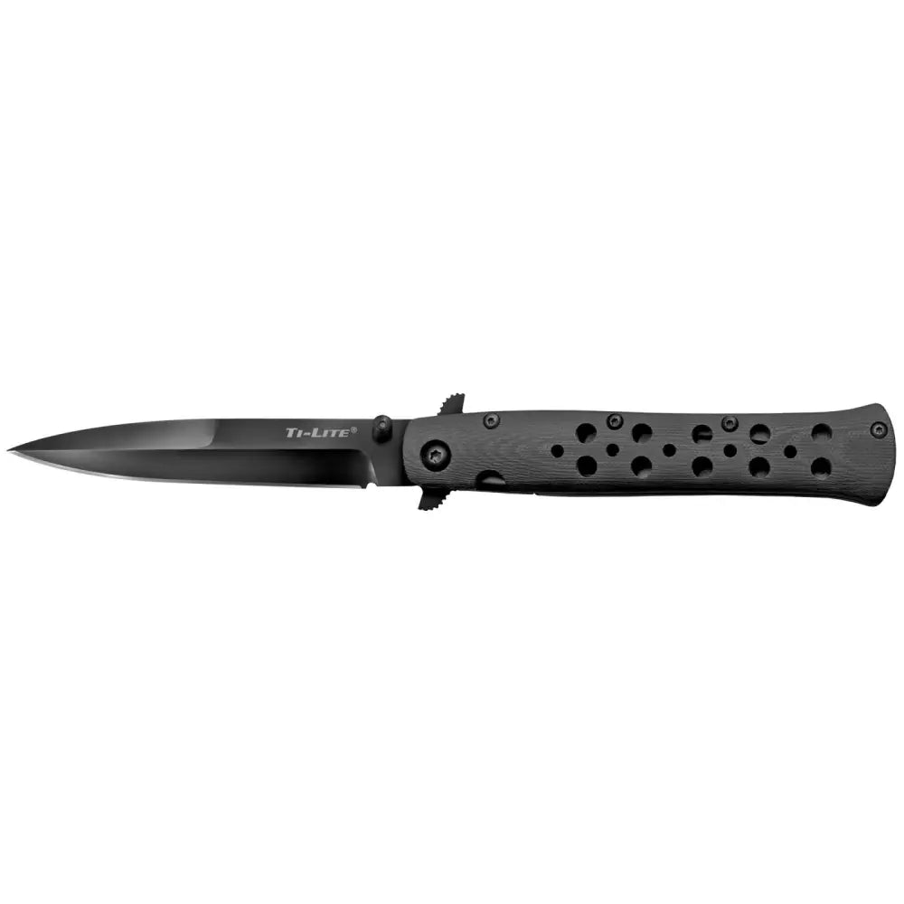 COLD STEEL TI-LITE 4 IN G-10 8.75 OAL 4 IN FOLDING STRAIGHT EDGE BLADE ( BOX )