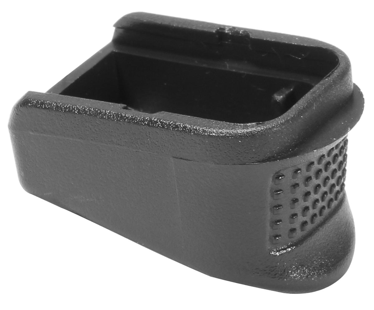 Pachmayr 03880 Grip Extender Extended 2rd Compatible w/Glock 26/27/33/39, Black Polymer 2 Per Pack