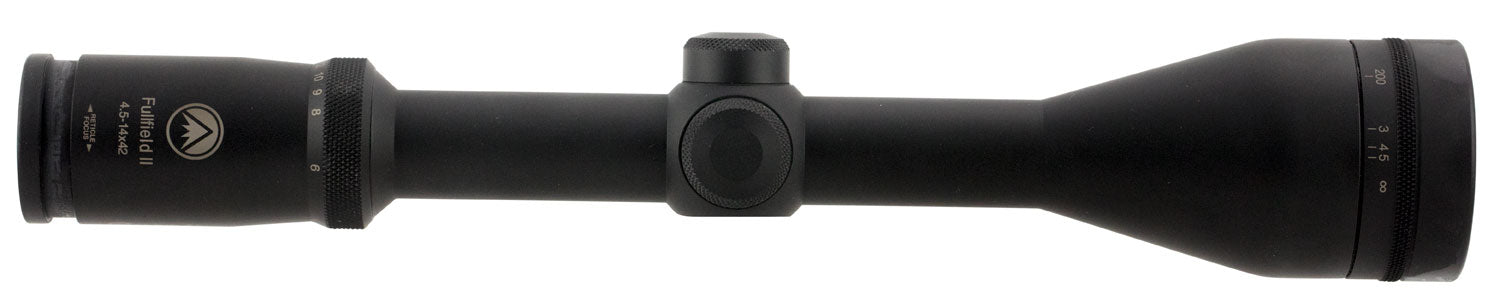 Burris 200161 Fullfield II  3-9x 40mm Obj 33-13 ft @ 100 yds FOV 1" Tube Black Matte Finish Plex (SFP)